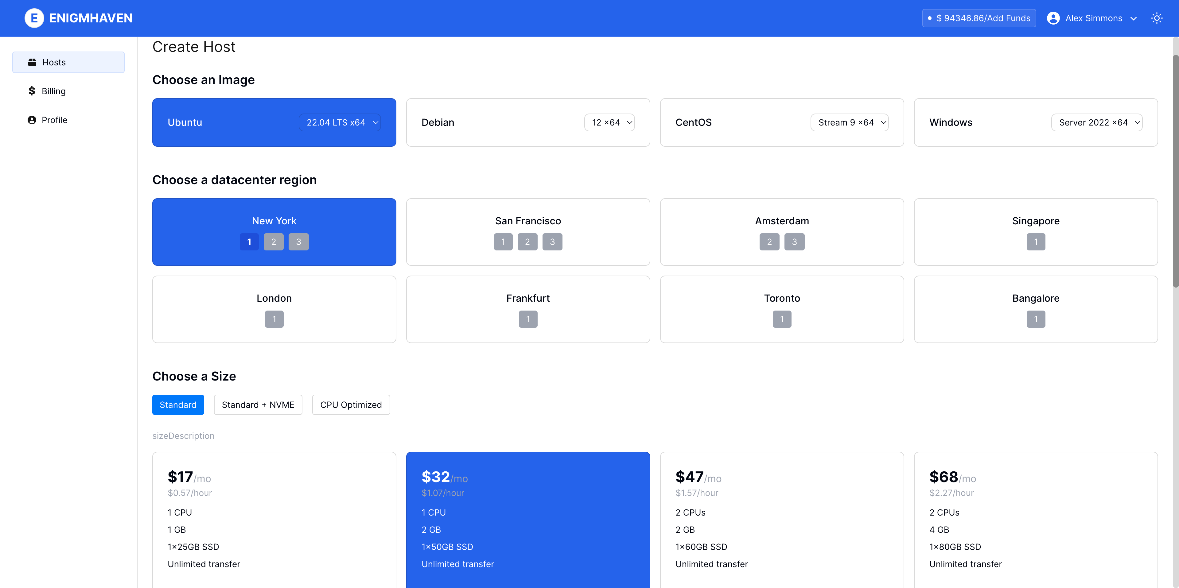 ENIGMHAVEN Dashboard